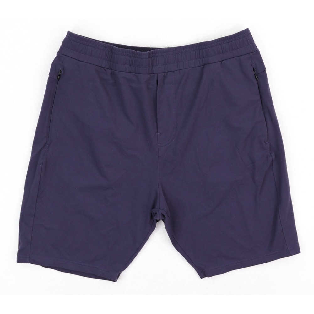 Public Rec Daymaker Shorts Mens 36 Regular 9" Inseam Blue Zip Pockets